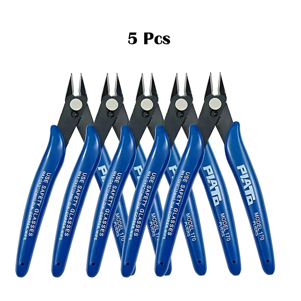 Pinze Diagonali Blu Per Elettronica Modello 170 Taglio Preciso Strumenti Pcb Set Da 1 10 20 Pezzi