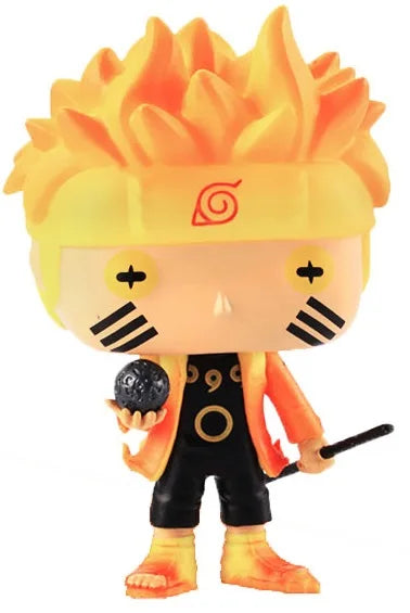 Funko Pop Naruto Uzumaki Sasuke Uchiha Con Kyuubi Figura Pvc 10 Cm Collezione Paese Del Fuoco Edizione
