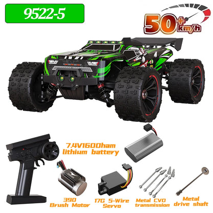 9522PRO 85KM/H Auto RC ad alta velocità Brushless a quattro ruote motrici Off-road Drift 1:16 Auto da corsa professionale 9522 50KM/H Giocattolo per ragazzi