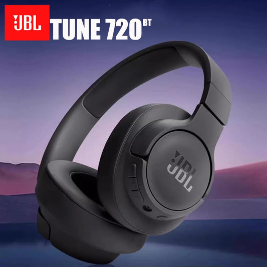 JBL TUNE 720BT Cuffie stile over-ear wireless Bluetooth originali autentiche Connessione multipunto pieghevole per musica sportiva