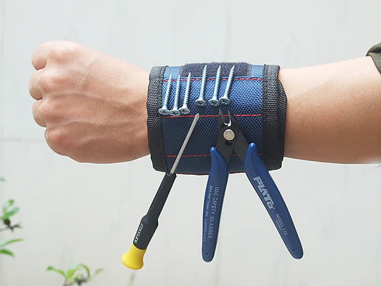Braccialetto Magnetico Portatile Per Attrezzi Viti Chiodi Dado Bulloni Organizzatore