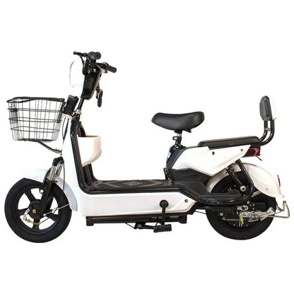 Bicicletta Elettrica Da Strada Certificata Ce Motore 350W Batteria 48V 12Ah Cambio Per Corse