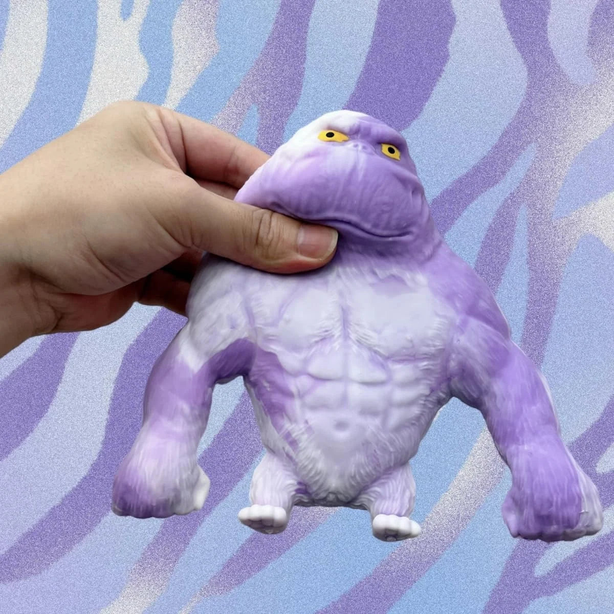 Squishy Scimmia Giocattolo Elastico Colla Riempito di Gomma Gorilla Elastico Estensibile Autismo Decompressione Giocattolo Adulti Bambini Regalo