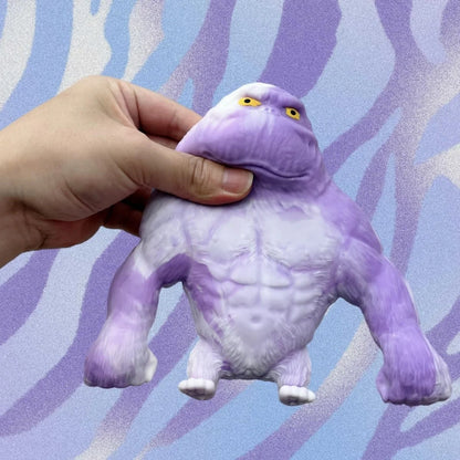 Squishy Scimmia Giocattolo Elastico Colla Riempito di Gomma Gorilla Elastico Estensibile Autismo Decompressione Giocattolo Adulti Bambini Regalo