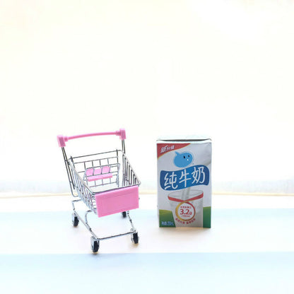 Carrello Della Spesa In Miniatura Per Scrivania Decorazione Casa Gioco Per Bambini