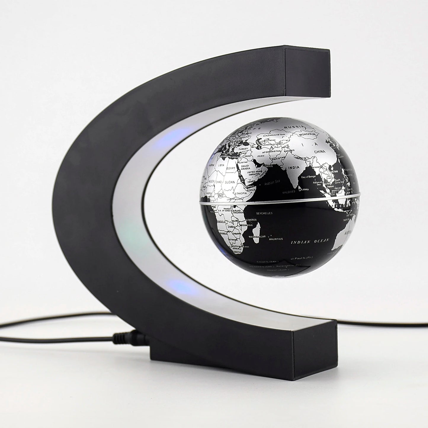Globo a Levitazione Magnetica con Mappa del Mondo Led Sfera Decorativa per Casa Regalo di Compleanno