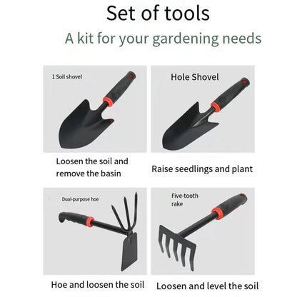 4 pezzi piccola pala da giardinaggio set attrezzi da giardinaggio per ortaggi mini pala da scavo per piante durevole resistente alla ruggine leggera