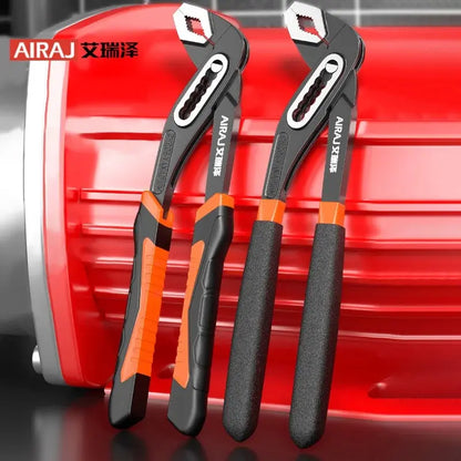 AIRAJ Pinze per pompe adesive multifunzionali da 8/10/12 pollici, pinze per tubi dell'acqua a sgancio rapido, strumento per elettricisti di livello industriale