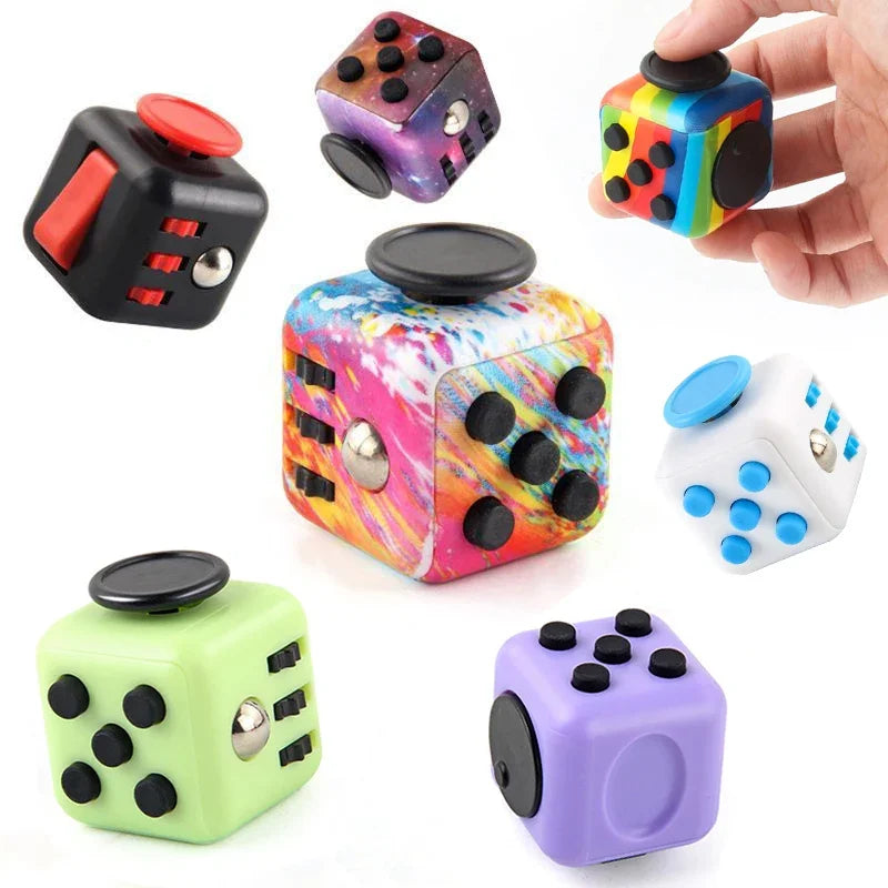 Dadi Di Decompressione Fidget Monocolore Per Sollievo Dallo Stress Rilascio Ansia Adulti E Bambini