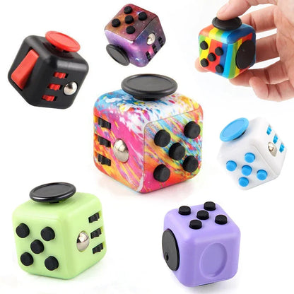 Dadi Di Decompressione Fidget Monocolore Per Sollievo Dallo Stress Rilascio Ansia Adulti E Bambini