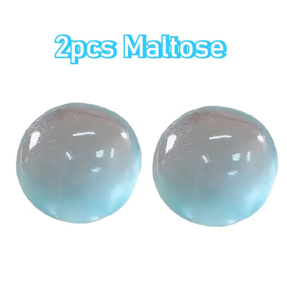 Giocattolo Squishy di maltosio blu Simpatico Mochi Antistress Giocattolo Fidget Morbido Simulato Bule Palla Trasparente Giocattolo di decompressione a rimbalzo rapido
