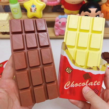 Giocattolo Squishy a lievitazione lenta con barra di cioccolato Morbido e umido Giocattoli agitati per bambini e adulti ASMR Giocattoli antistress sensoriali Regali