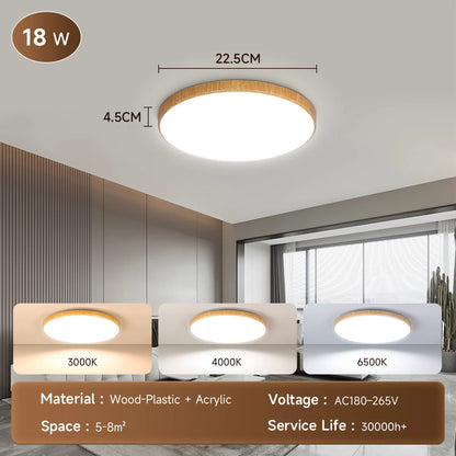Plafoniera LED Da Soffitto 18W-50W 220V, Illuminazione Moderna Per Soggiorno E Decorazione Casa