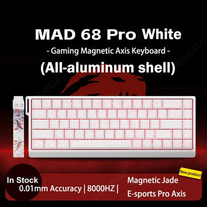 MADLIONS Mad 60he Mad60HE Mad 68HE Tastiera meccanica Interruttore magnetico Wired Hot Swap 8K Velocità di traina Tastiera da gioco personalizzata