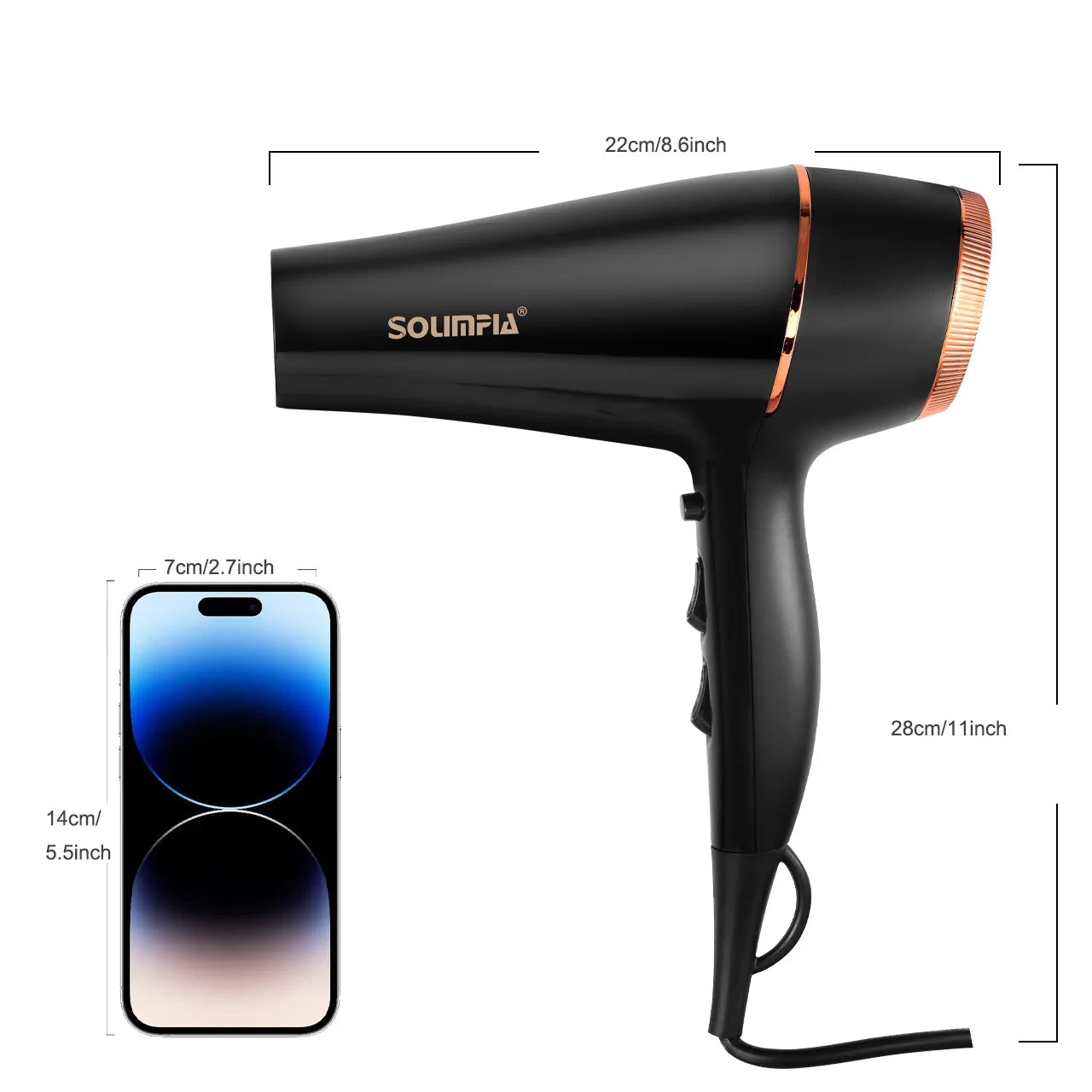 Asciugacapelli professionale a 6 livelli per salone di grado industriale, asciugatura rapida, strumento per lo styling dei capelli ad alta temperatura, barbecue per la casa