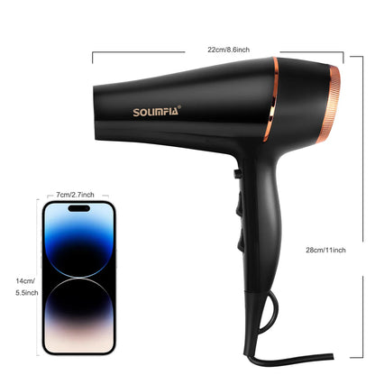 Asciugacapelli professionale a 6 livelli per salone di grado industriale, asciugatura rapida, strumento per lo styling dei capelli ad alta temperatura, barbecue per la casa
