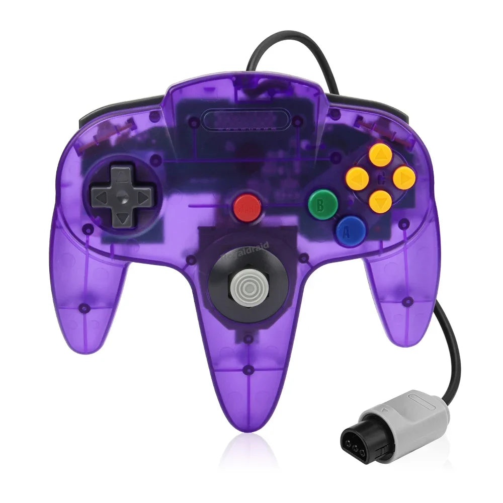 Gamepad cablato a 8 colori per console N64 Joypad Control per N64 Joystick classico Console di gioco retrò Accessori per gamepad