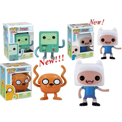 Funko Pop Adventure Time Finn Jake BMO Vinile Set Figurine Da Collezione Edizione Completa 10 Cm
