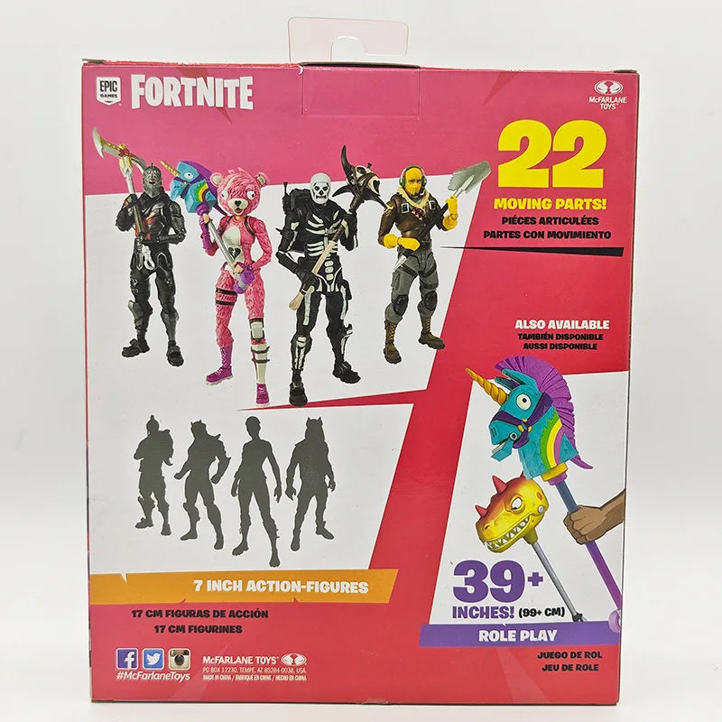 Figura Collezione Fortnite Premium Action Figure Raptor Black Knight Skull Trooper Cuddle Team Leader MogulMaster