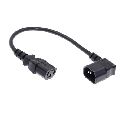 Cavo di prolunga angolare convertitore angolare IEC60320 C13 C13 a C14 Cavi di alimentazione angolare PDU Cavo di alimentazione CA maschio-femmina 10A 250V