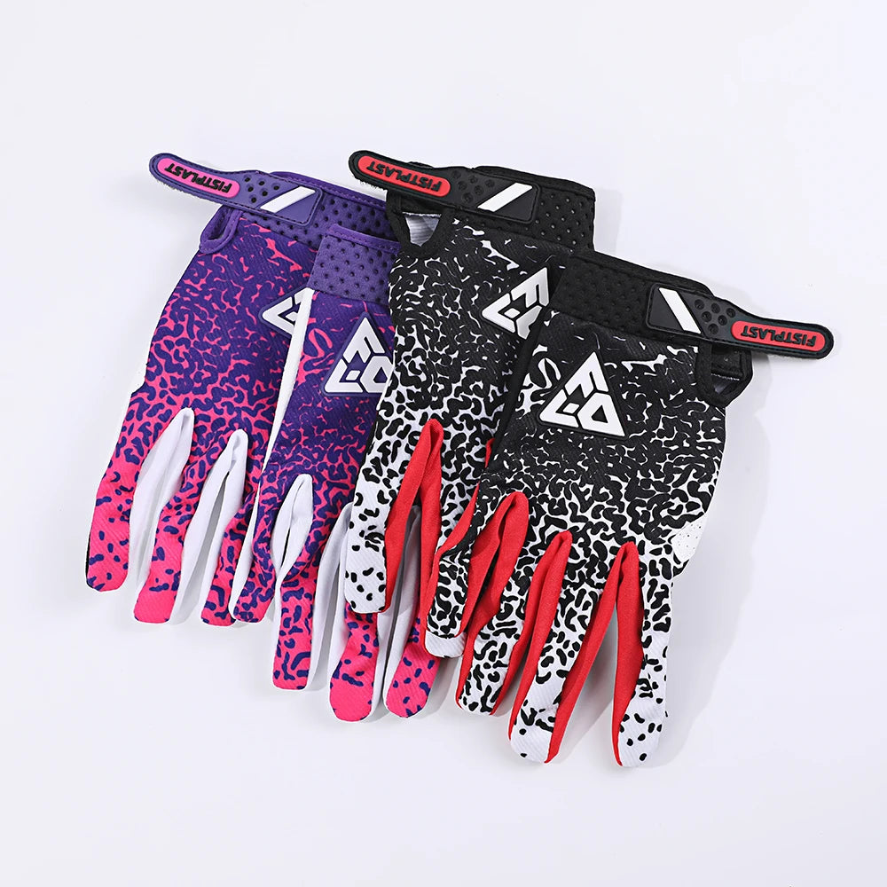 Guanti Da Ciclismo Dita Lunghe Antiscivolo Touchscreen In Poliestere Fistplast Vestibilità Universale