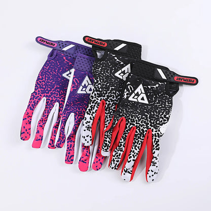 Guanti Da Ciclismo Dita Lunghe Antiscivolo Touchscreen In Poliestere Fistplast Vestibilità Universale