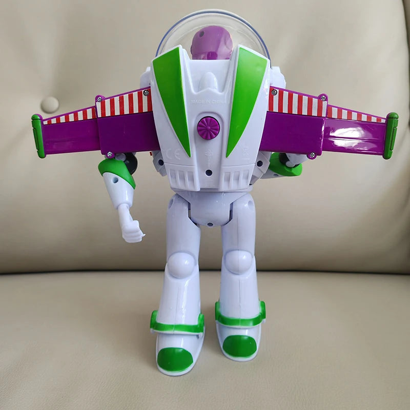Nuovo disponibile Toy Story Buzz Lightyear Robot da passeggio elettrico bambola Action Figure Pixar modello giocattolo adatto per regalo di compleanno per bambini
