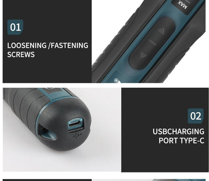 Cacciavite Elettrico Makita A Batteria Regolabile 1300 mAh Strumento Multifunzionale USB Per Smontaggio E Manutenzione