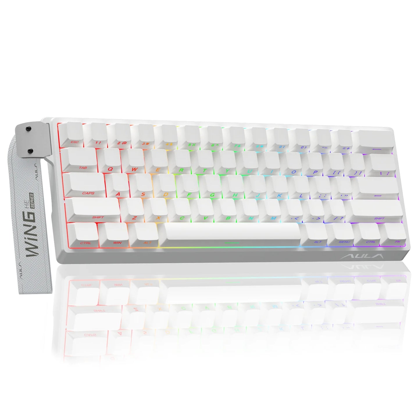 Tastiera Meccanica Gaming AULA WIN60 HE Pro MAX Cablata con Switch Magnetici a Effetto Hall, RT Regolabile, Hot-Swap, 8000Hz per Esport