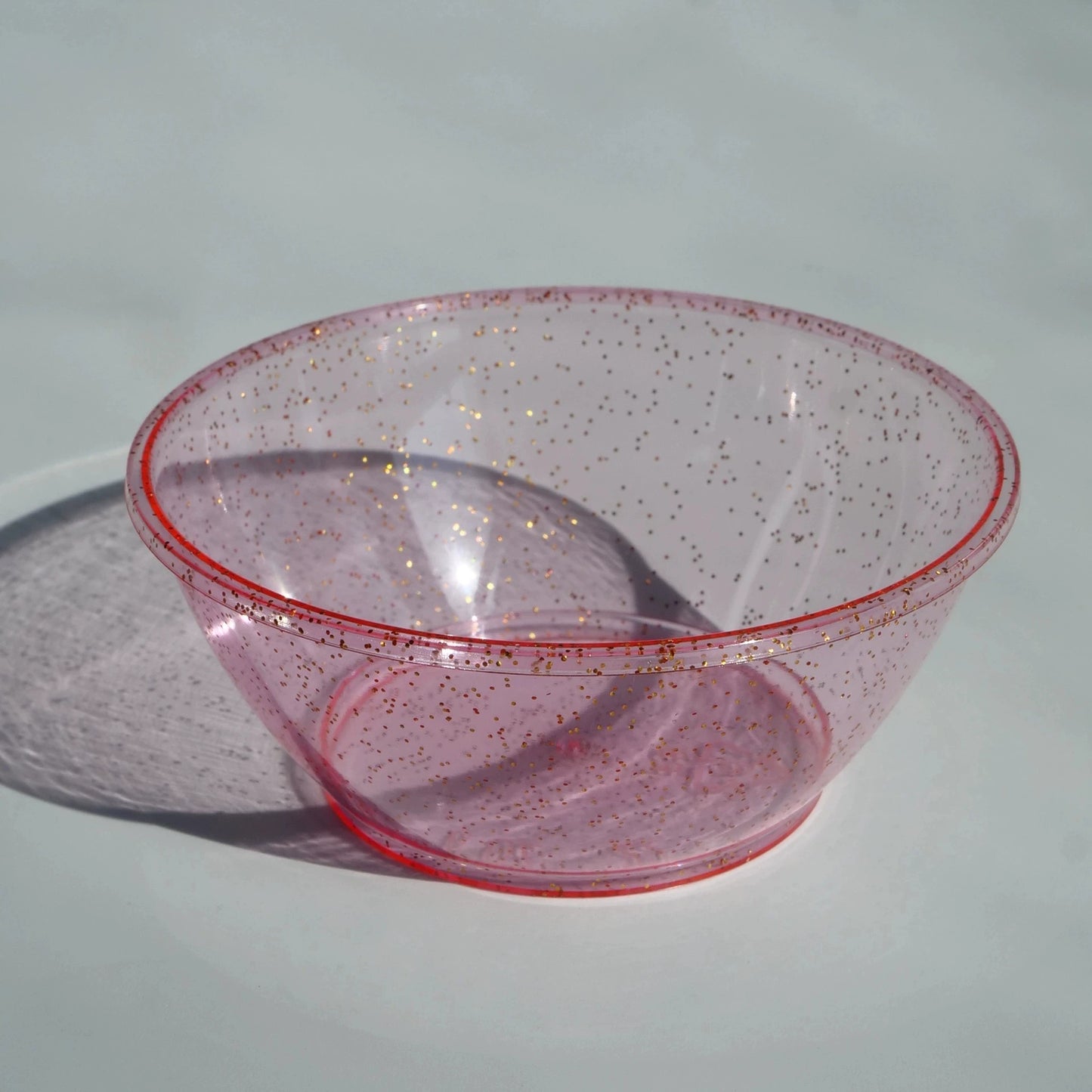 Ciotole Monouso Glitterate Dessert in Plastica 180 ml 50 Pezzi per Catering e Picnic