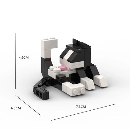 Kit Blocchi di Costruzione Animali 62 Pezzi MOC Giocattolo Educativo per Bambini Piccoli