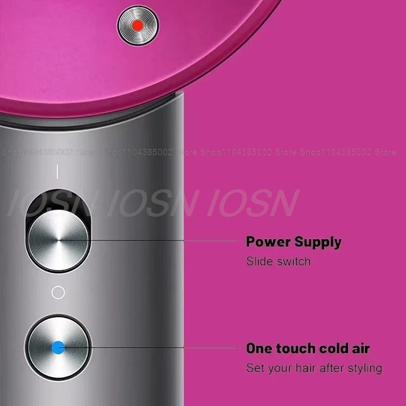 Accessorio Professionale Senza Lame per Asciugacapelli Dyson, Ioni Negativi, Asciugatura Rapida, Potente, per Casa, con Funzione Anti-Crespo, Elettrico