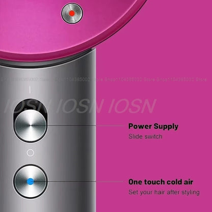 Accessorio Professionale Senza Lame per Asciugacapelli Dyson, Ioni Negativi, Asciugatura Rapida, Potente, per Casa, con Funzione Anti-Crespo, Elettrico