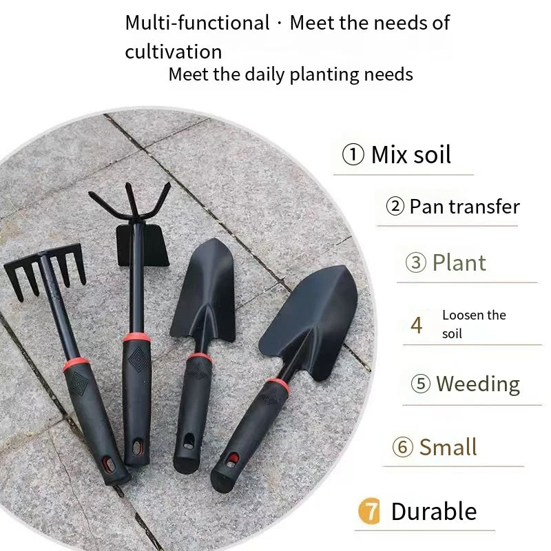 4 pezzi piccola pala da giardinaggio set attrezzi da giardinaggio per ortaggi mini pala da scavo per piante durevole resistente alla ruggine leggera
