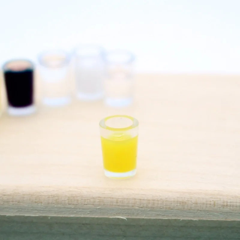 Set Alimentari In Miniatura Per Casa Delle Bambole Bevande Succo Latte Acqua Coca Cola