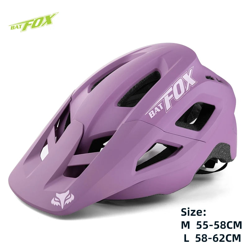 Casco Da Bicicletta Batfox Speedframe MTB Leggero Con Certificazione CE Aerodinamico E Protezione Affidabile