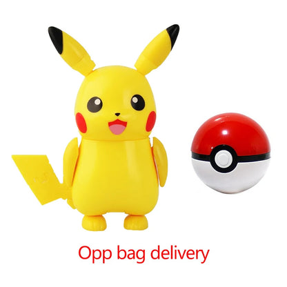 Pokemon Pokeball Figura Palla Pikachu Charizard Mewtwo Mew Eevee Gengar Lapras Blastoise Venusaur Gyarados Giocattolo Educativo Per Bambini