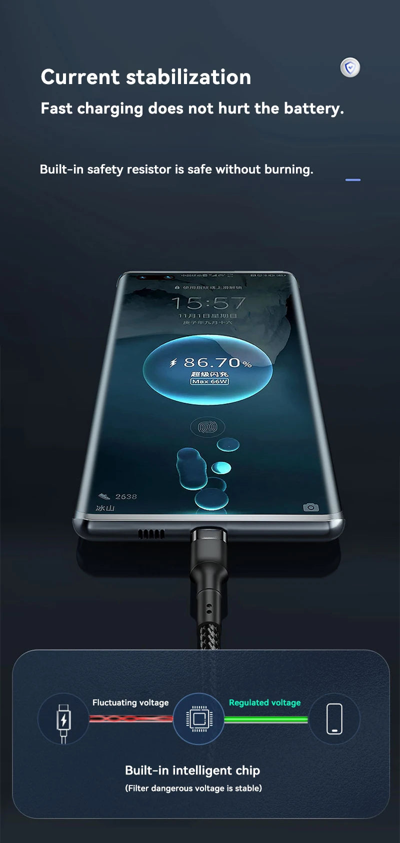 Cavo USB C a USB Type C Da 120W Per Ricarica Rapida PD Compatibile Con Smartphone Qualità Premium