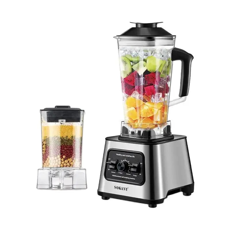 Frullatore Commerciale 6000 W Stazionario In Acciaio Inox Senza BPA 2,5 L Per Frullati Ghiaccio