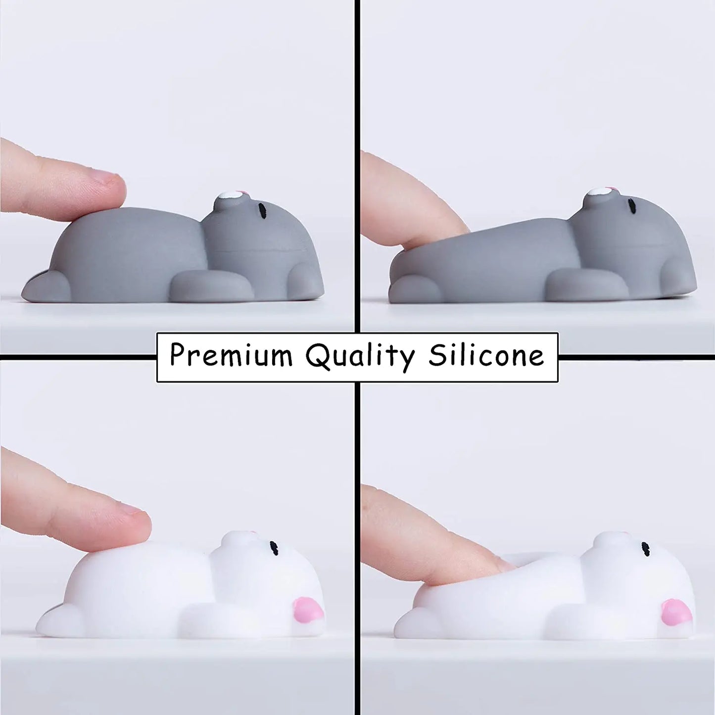 5 pz Animale Gatto Kawaii Gatto Squishy Mini Squishies Stress Mochi Squishy Giocattoli Mochi Squishy Stress Mochi Animale Giocattolo Regalo per il Capretto