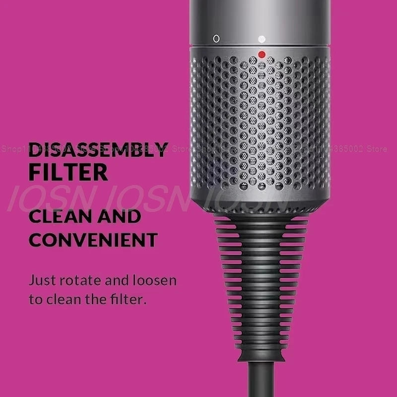 Accessorio Professionale Senza Lame per Asciugacapelli Dyson, Ioni Negativi, Asciugatura Rapida, Potente, per Casa, con Funzione Anti-Crespo, Elettrico