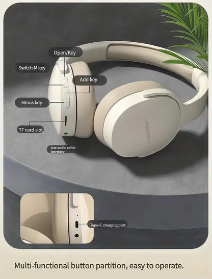 Bosebye Cuffie P2961 Senza Fili Bluetooth 5.3 Auricolare Originale Stereo HIFI Auricolare Gioco Auricolari Con Microfono Per Samsung iPhone