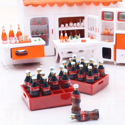 Set Da 13 Pezzi Mini Bottiglie Cola Per Casa Delle Bambole Accessori Cucina In Miniatura
