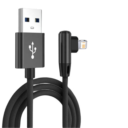 Cavo Di Ricarica Rapido A 90 Gradi Per iPhone 14 13 12 11 X XR 8 7 6s Plus Lightning USB Dati Treccia Durata