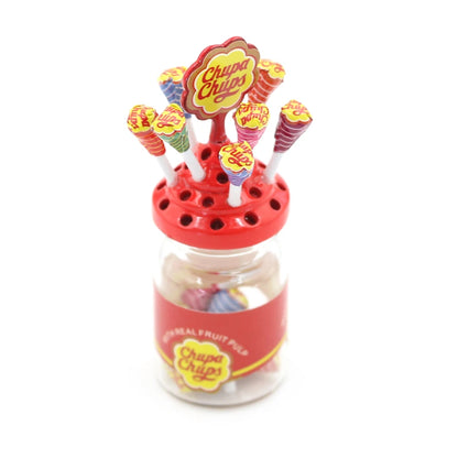 Lecca Lecca Miniatura Con Custodia Per Casa Delle Bambole Dolce Plastica Accessori Cucina