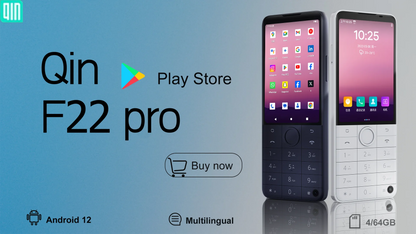 Qin F25 MTK8786 Non sbloccare Google Play Android 14 Schede SIM doppie 6 GB + 128 GB 2700 mAh WIFI Bluetooth Touch Schermo da 3,54 pollici