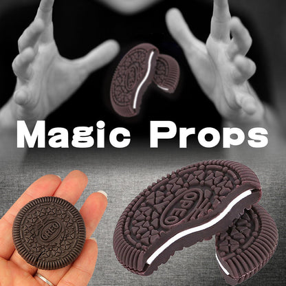 Biscotto magico per bambini Biscotti OREO Trucchi magici Accessorio Primo piano Oggetti di scena Spettacolo di magia facile e sorprendente per bambini Giocattolo di apprendimento per adulti
