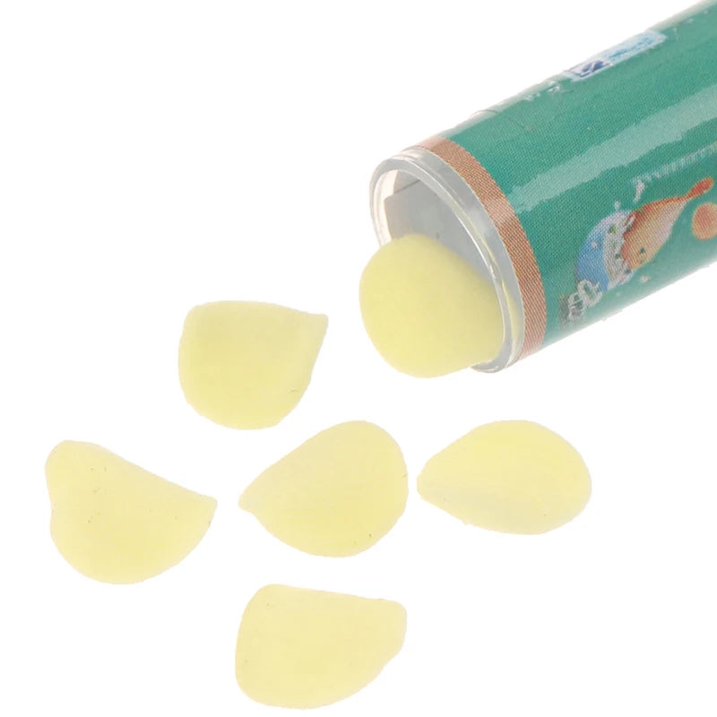 Set Tre Pezzi Patatine In Bottiglia Miniatura Scala Uno Dodici Per Casa Delle Bambole Cibo Giocattolo