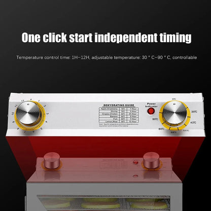 Essiccatore Alimentare Intelligente A 6 8 12 18 Strati Con Timer E Controllo Della Temperatura Per Frutta Verdura Carne