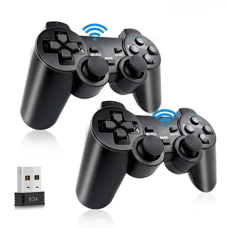 2 controller di gioco wireless 2.4G senza ritardo per PC, joystick USB per PC, Android TV, compatibili con GD10/M8/G5/G11 Pro GAME BOX
